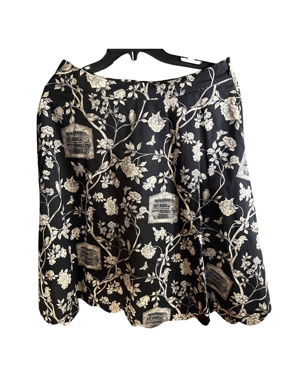 Talbots Flared Skirt - Bird Cage Size 6